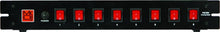 Charger l&#39;image dans la galerie, MR DJ PSC250 Power Switcher Surge Protectors &lt;br/&gt;Rack Mountable 8 Port Power Switcher Surge Protectors ON / OFF Power Center