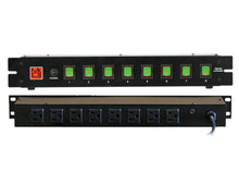Load image into Gallery viewer, MR DJ PSC400 Power Switcher Surge Protectors &lt;br/&gt; Rack Mountable 8 Port Power Switcher Surge Protectors ON / OFF Power Center , Power Supply, AC 110V/220V Outlet Surge Protector