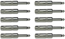Charger l&#39;image dans la galerie, 5 Pair MR DJ QMH10 Large Barrel 6.35mm 1/4&quot; Male Mono TS Head Cable Mount Connector