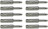 5 Pair MR DJ QMH10 Large Barrel 6.35mm 1/4