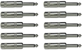 MR DJ QMH10 5 Pair Large Barrel 6.35mm 1/4