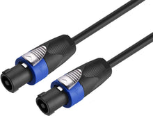Charger l&#39;image dans la galerie, 2 American Terminal TCSMSM12 Speakon Male to Speakon Male Speaker Cable (12 feet)