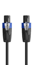 Charger l&#39;image dans la galerie, 2 American Terminal TCSMSM12 Speakon Male to Speakon Male Speaker Cable (12 feet)