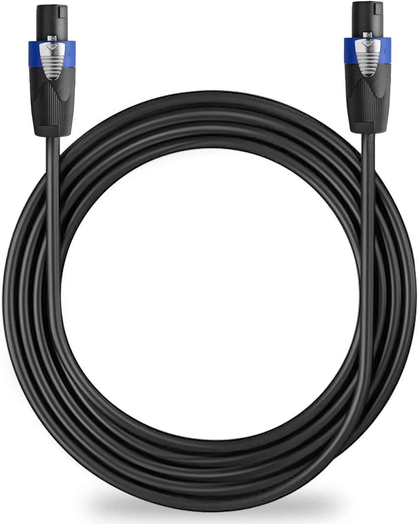 2 American Terminal TCSMSM12 Speakon Male to Speakon Male Speaker Cable (12 feet)