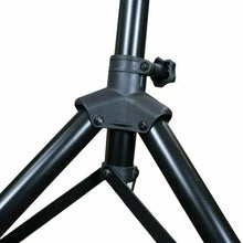 Load image into Gallery viewer, MR DJ SS750PKG 2 Universal Folding Tripod PRO PA DJ On Stage Speaker Stand &amp; Carrying Bag &amp; 1/4&quot; 25&#39; Cable