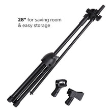 Charger l&#39;image dans la galerie, MR DJ MS500 Universal Heavy-Duty Tripod Microphone Stand with Mic Holder Clips