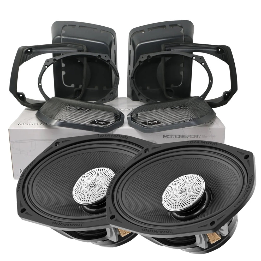 Diamond Audio MS692NEO4LK Cut In Speaker Lid Kit with MS692NEO4 (4Ω)