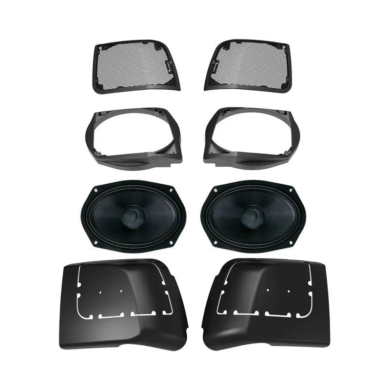 Diamond Audio MSHXM69F2BKLK Cut In Speaker Lid Kit with HXM69F2BK (2Ω)