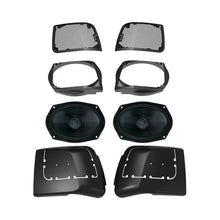 Charger l'image dans la galerie, Diamond Audio MSHXM69F2BKLK Cut In Speaker Lid Kit with HXM69F2BK (2Ω)
