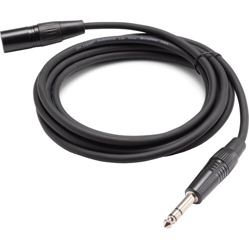 On-Stage PROMO10XLRTRS Economy XLR to TRS Cable - 10'