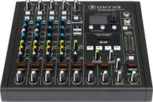 Charger l&#39;image dans la galerie, Mackie Onyx8 8-channel Analog Mixer with Multi-Track USB 8-channel Analog Mixer with 24-bit/96kHz Multi-track Recording and Built-in Effects