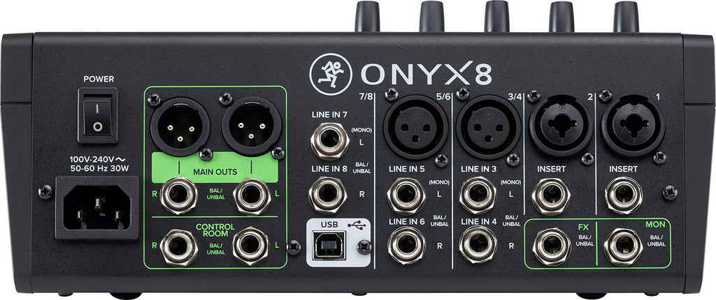 Mackie Onyx8 8-channel Analog Mixer with Multi-Track USB