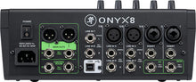 Charger l&#39;image dans la galerie, Mackie Onyx8 8-channel Analog Mixer with Multi-Track USB 8-channel Analog Mixer with 24-bit/96kHz Multi-track Recording and Built-in Effects