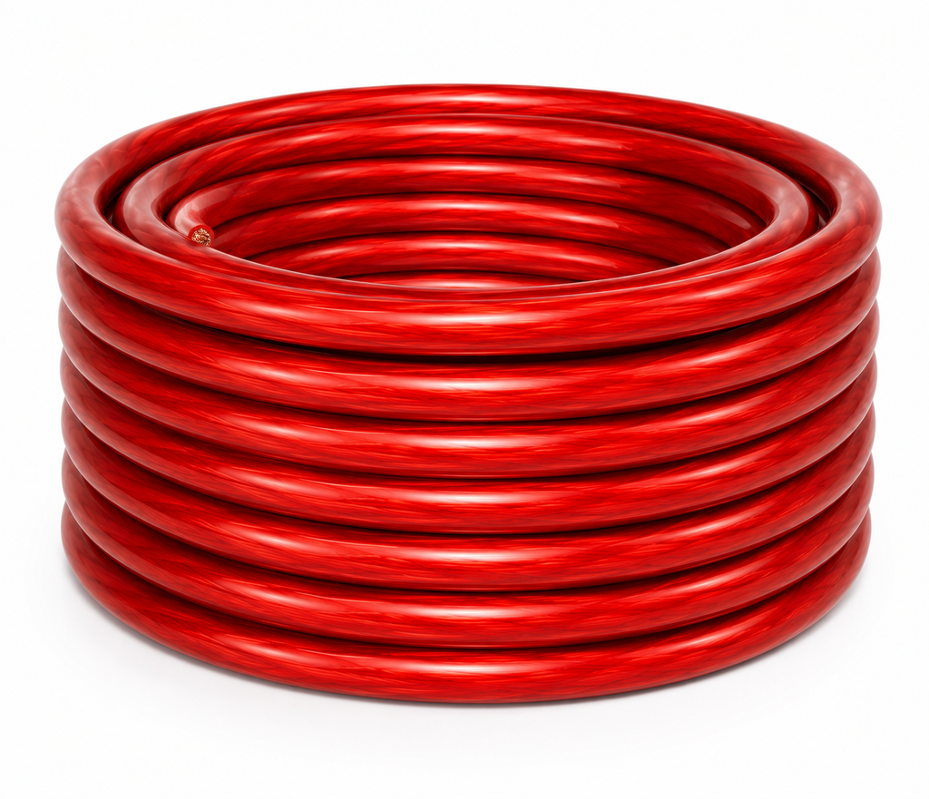 Absolute KIT025RBL 0 Gauge 50' Red/Blue Power/Ground Wire Amplifier Amp Kit