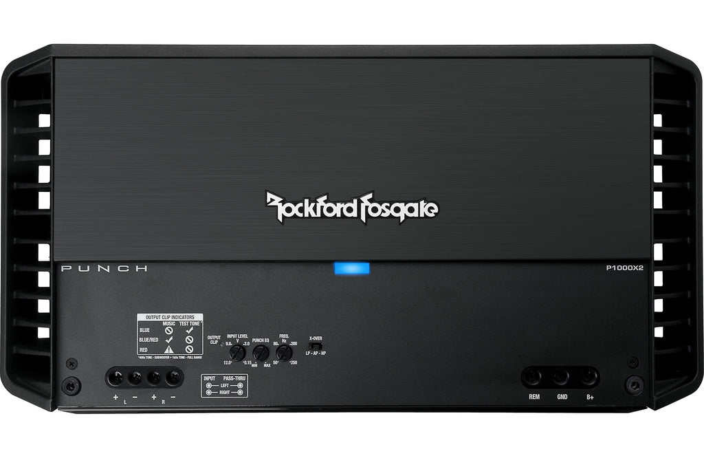 Rockford Fosgate Punch P1000X2 2-channel car amplifier 300 watts RMS x 2