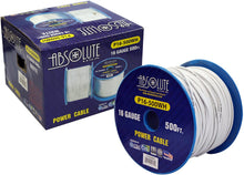 Charger l&#39;image dans la galerie, Absolute USA P16-500WH 16 Gauge 500-Feet Spool Primary Power Wire Cable (White)