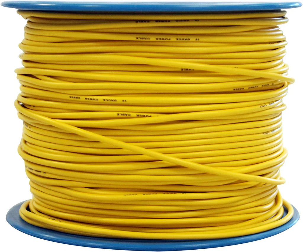 Absolute USA P16-500YL 16 Gauge 500-Feet Power Cable (Yellow)