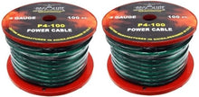 Load image into Gallery viewer, 2 Absolute P4-100GR 100' 4-Gauge Green Copper Mix Power Ground Wire Cable