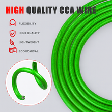 Load image into Gallery viewer, Absolute P8250GR 8GA 250' Green Power Ground Wire Car Audio Amplifier Marine Cable