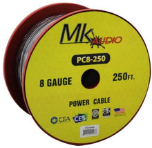 Load image into Gallery viewer, Mk Audio PC8-250BL 8 Gauge Blue Multi-Strand 250 Feet Power Ground Wire Cable