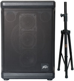 Peavey Solo Portable Battery Powered PA System with Bluetooth + Speaker Stand