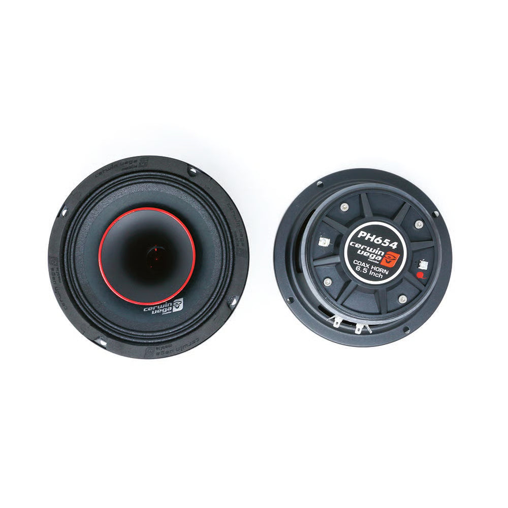 Cerwin Vega PH654 600W 6.5" PRO Series Full Range Coaxial 4-ohm Speakers Pair