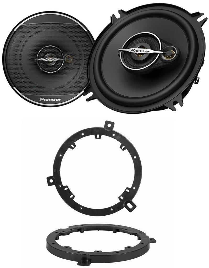 Pioneer TS-A1371F 5-1/4" 300 Watt 3-Way Speakers Fit Chrysler/Dodge/Jeep Wrangler