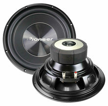 Load image into Gallery viewer, Pair of Pioneer TS-A300D4 12” Dual 4 Ohms Voice Coil Subwoofer - 1500 Watts with Phone Holder Magnet