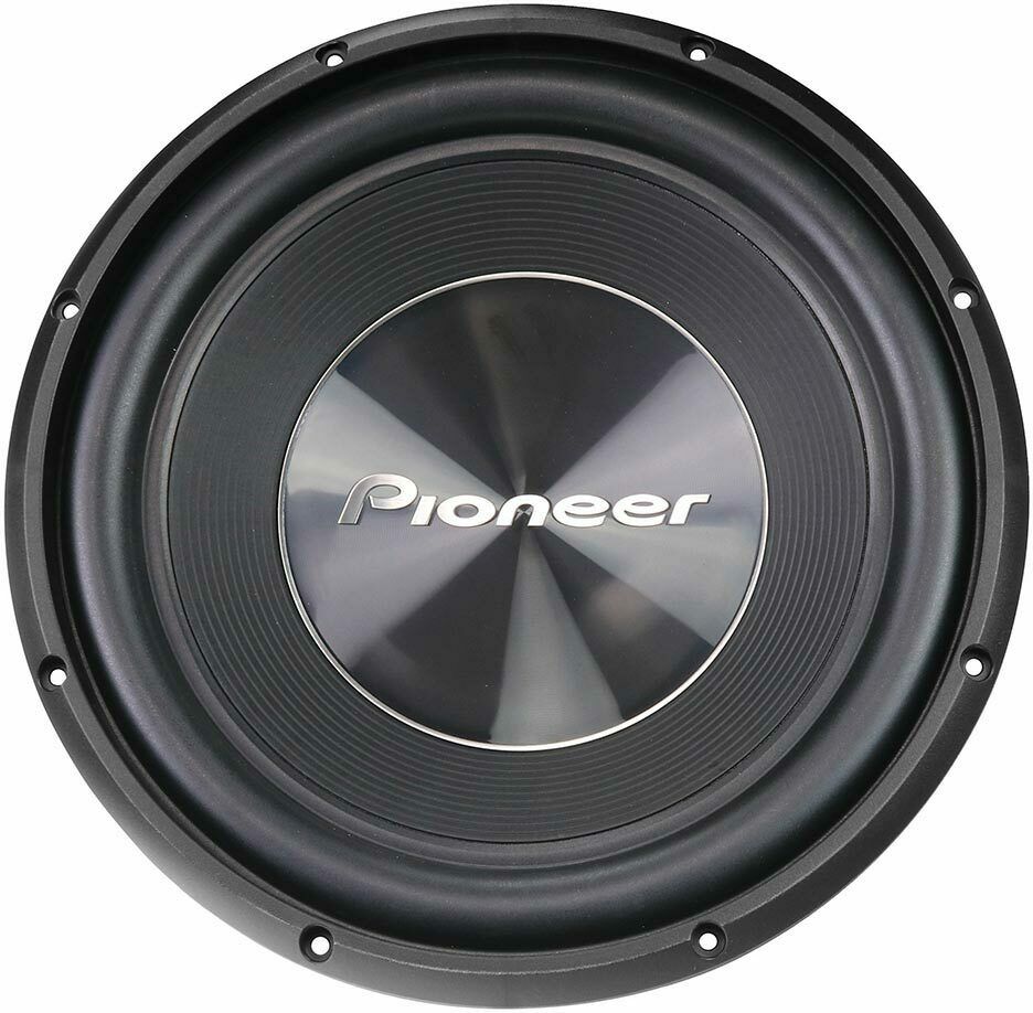 Pair of Pioneer TS-A300D4 12” Dual 4 Ohms Voice Coil Subwoofer - 1500 Watts with Phone Holder Magnet