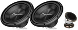 Pair of Pioneer TS-A300D4 12” Dual 4 Ohms Voice Coil Subwoofer - 1500 Watts with Phone Holder Magnet