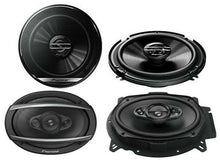 Load image into Gallery viewer, Pioneer TS-A6960F 450W 6&quot;x9&quot; Speakers + TS-A1370F 5 1/4&quot; 3-Way Coaxial Speaker System 300w