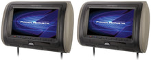 Load image into Gallery viewer, 2 Power Acoustik H-71CC Universal Replacement Headrest Monitor w/ 7” LCD