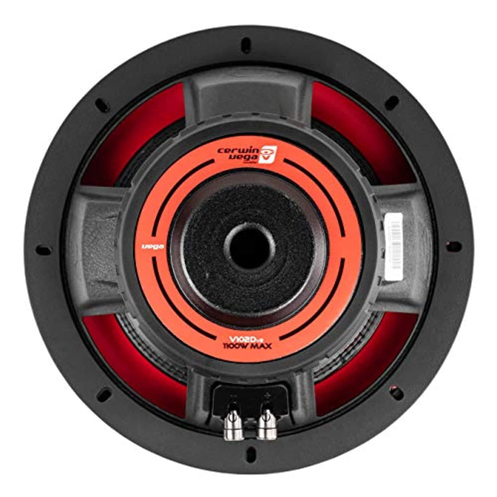 Cerwin Vega V102DV2 1100W Max 10" Vega Series Dual 2 ohm Car Subwoofer