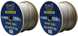 Absolute USA PROS14500 14 Gauge Speaker Wire 500' 14 Gauge PRO PA DJ Car Home Marine Audio Speaker Wire Cable Spool