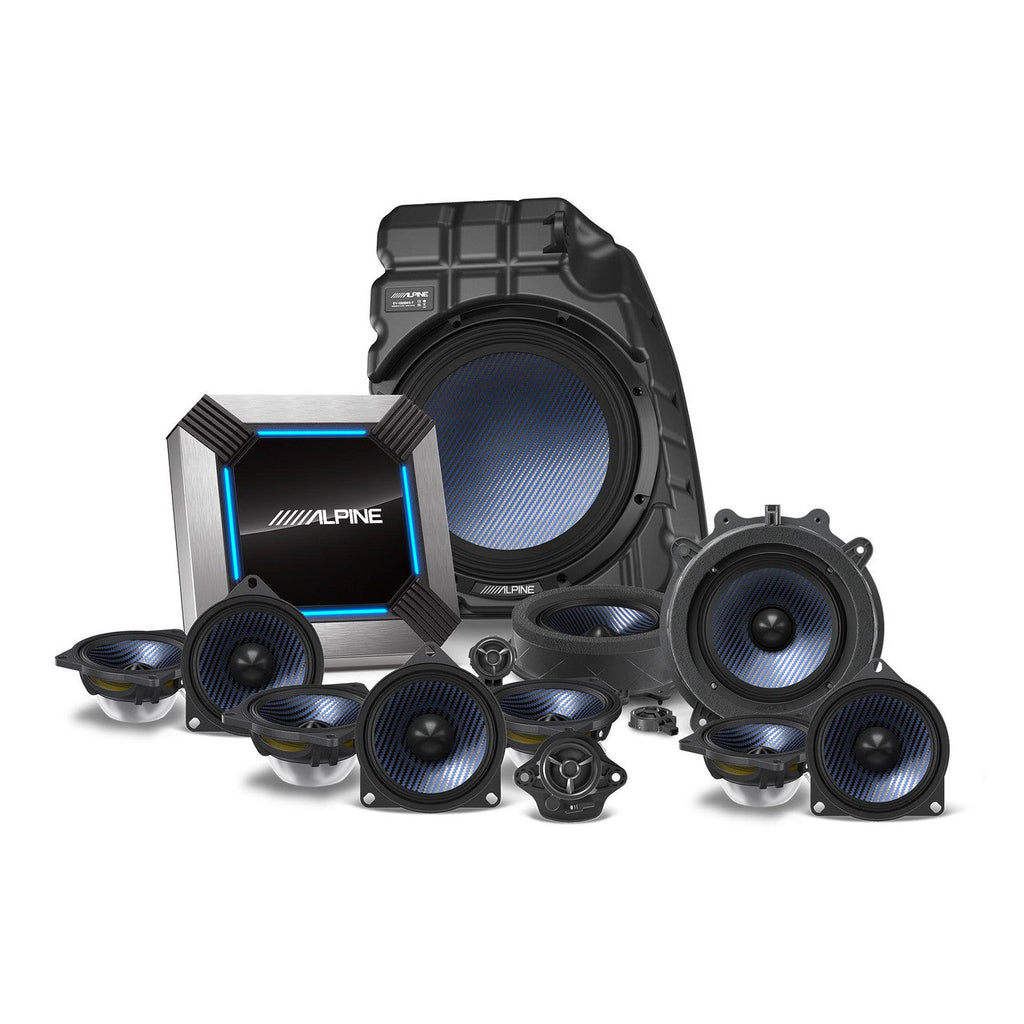 Alpine PSS-TSLA-213P 13-Speaker Fit 2018-21 Tesla Model 3 with Factory Premium Audio Bundle