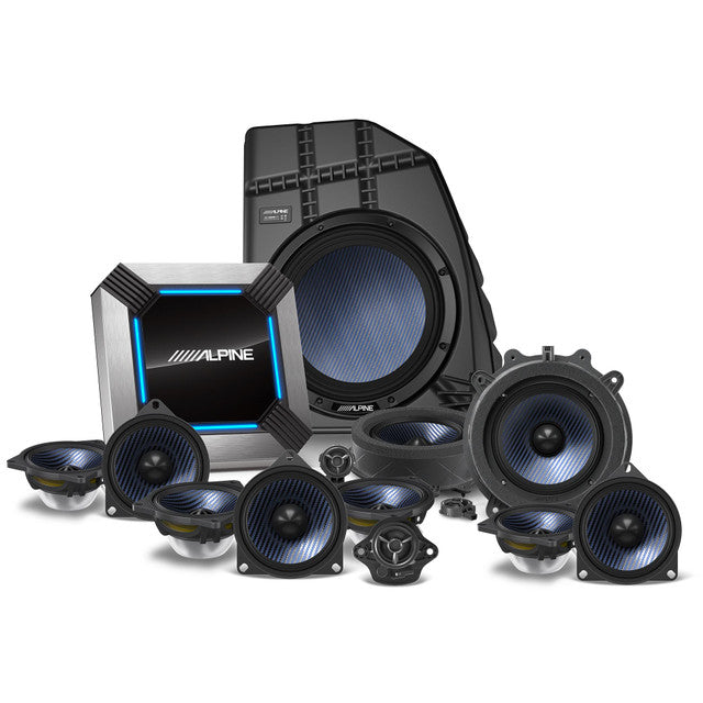 Alpine PSS-TSLA-21Y 13-Speaker Complete Sound System Upgrade Compatible with 20-21 Tesla Model Y