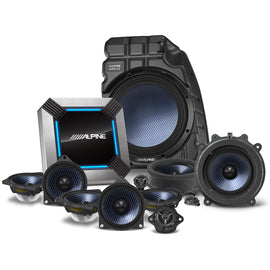 Alpine PSS-TSLA-223 11/13-Speaker Sound System Upgrade Fit 2022-Up Tesla Model 3 Bundle