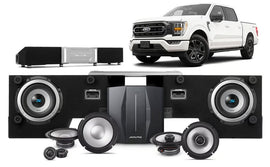 Alpine PSS-23FORD-F150 8-Speaker Audio System Upgrade Kit Fits 2015-2025 Ford F-150