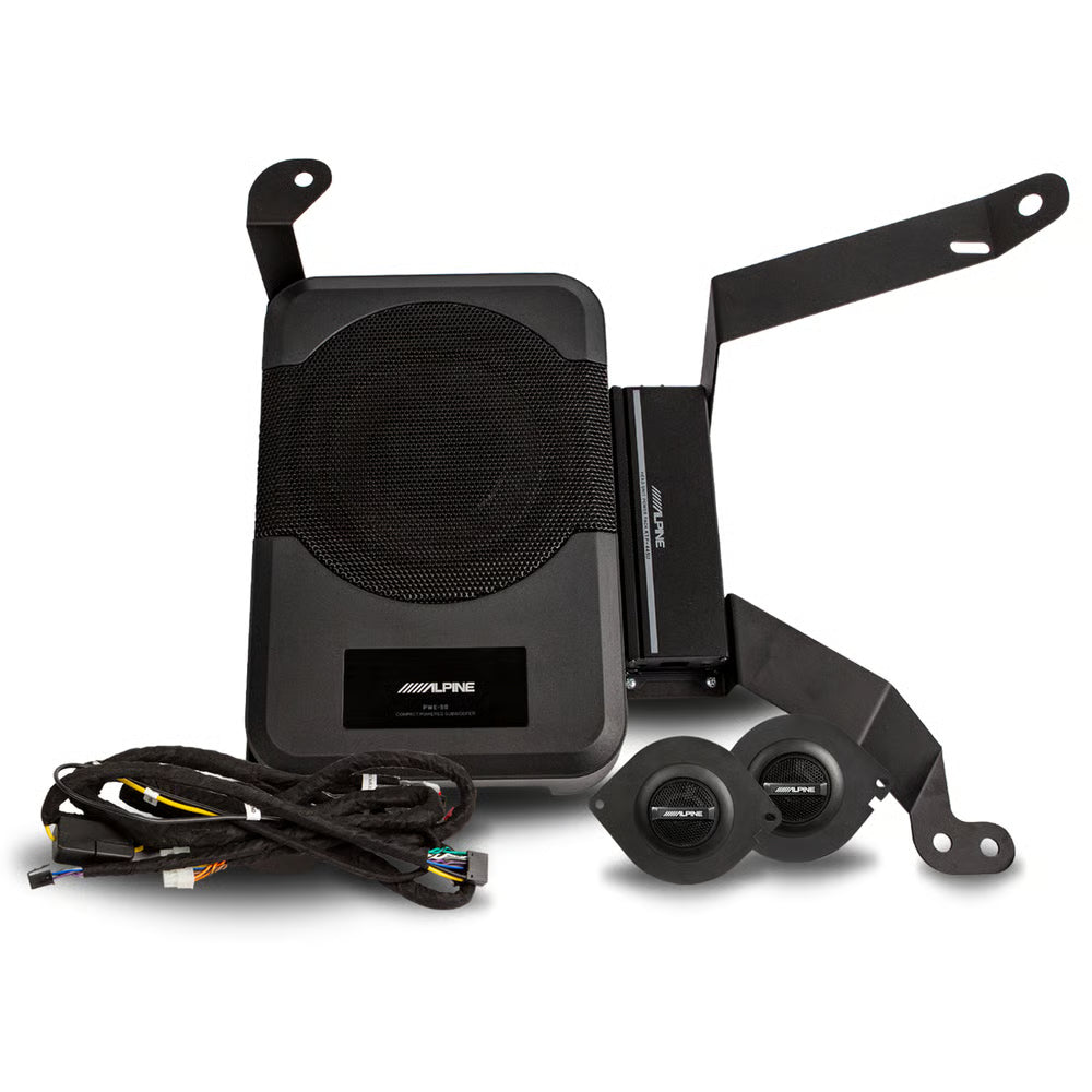 Alpine PSS-23WRA2 Audio System Kit Fit 2018-25 Jeep Wrangler Gladiator