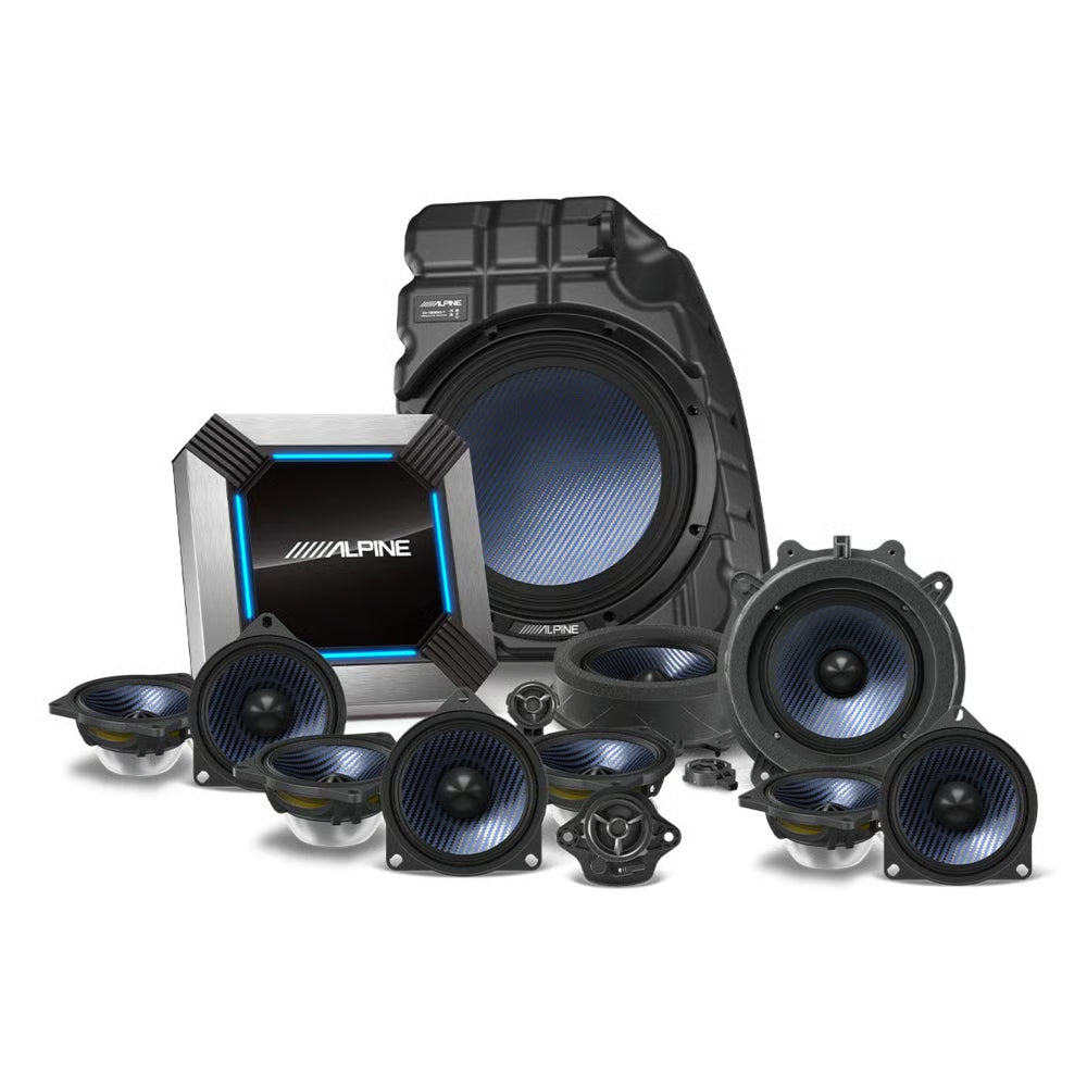Alpine PSS-TSLA-M3P Tesla Model 3 Premium 13-Speaker Plug-and-Play Sound System Upgrade