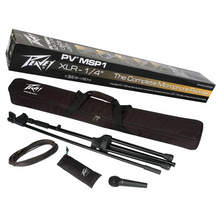 Charger l'image dans la galerie, 12 Pack Peavey PV MSP1 8-XLR / 4- 1/4" Microphone Package W/ Stand Cable