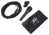 Peavey PVI 2 Cardioid Unidirectional Dynamic Vocal Microphone with XLR Cable