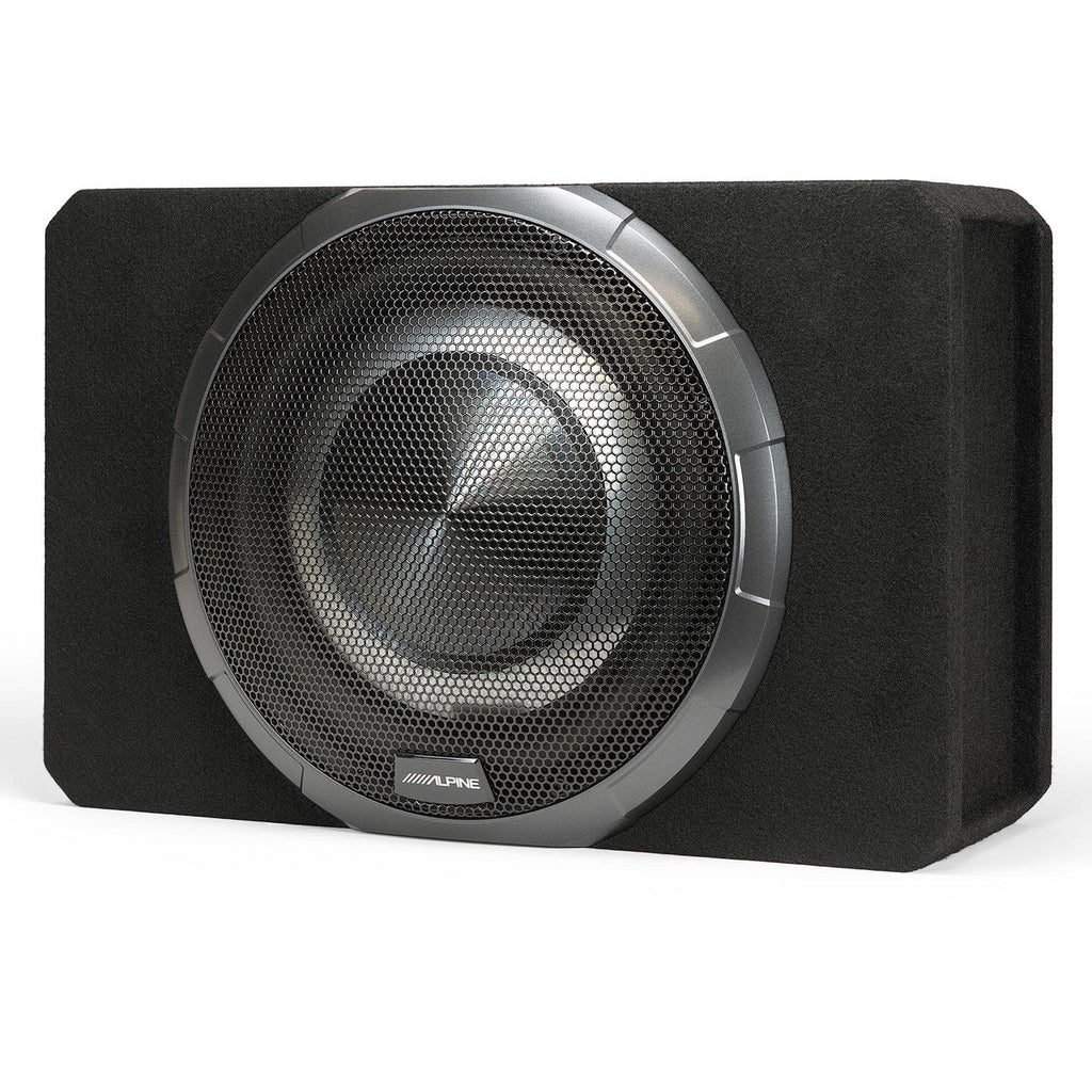 Alpine PWV-SB12 12" BassRev Powered Subwoofer Enclosure Bundle