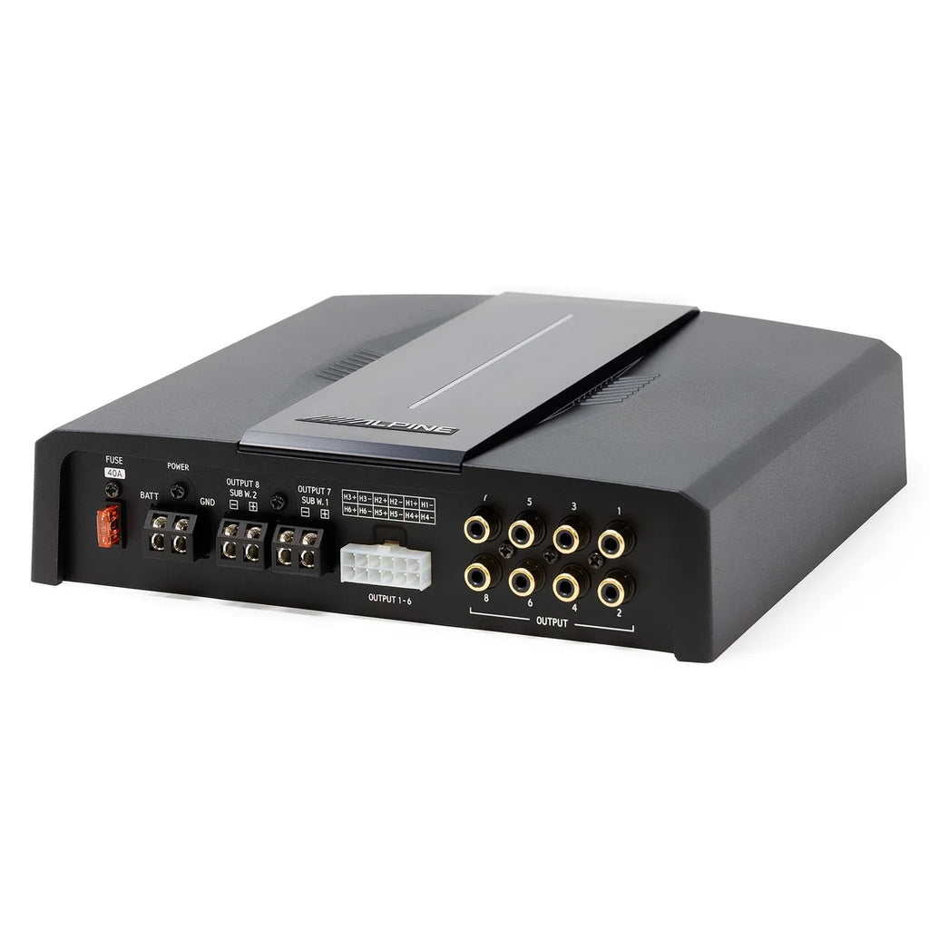 Alpine KCU-315UH 15' USB / HDMI Cable + PXE-C80-88 OPTIM8 8-Ch DSP Amp + Accessory Bundle
