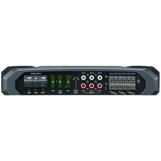 Alpine R-A90S 6/5/4/3 Channel Power Amplifier with staggered power Bundle