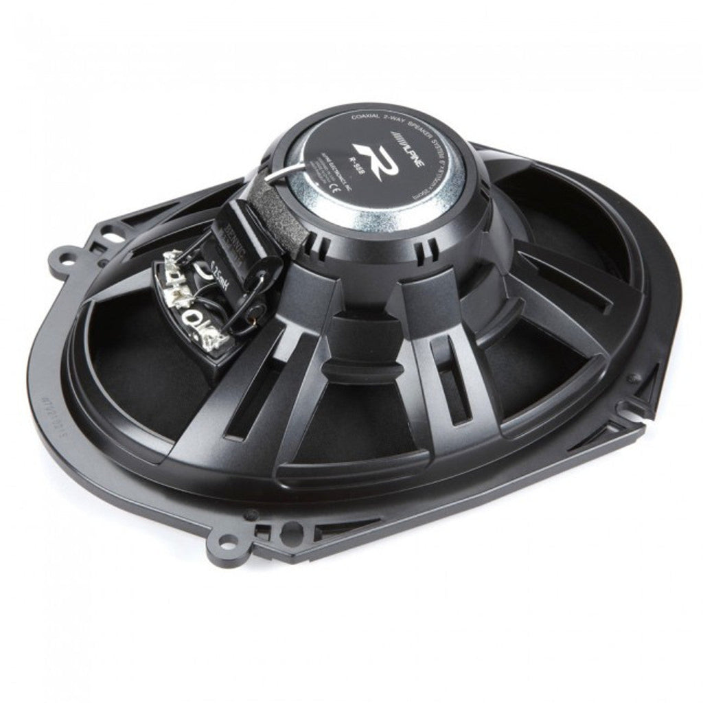 2 Pair Alpine R-S68 R-Series 6 x 8 Inch 300 Watt 2-Way Car Speakers