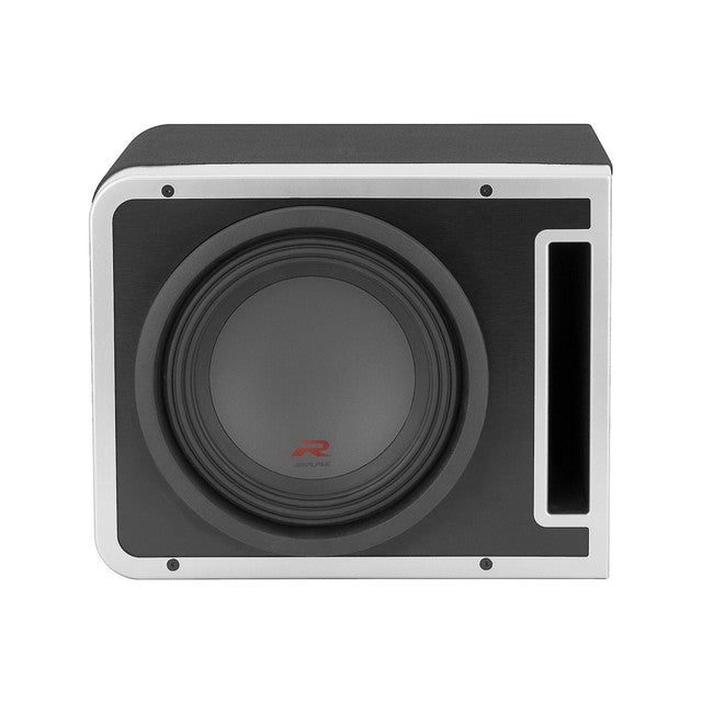 2 Alpine R-SB10V Loaded 10" 750W R-W10D4 Subwoofers + Ported Sub Enclosure Box