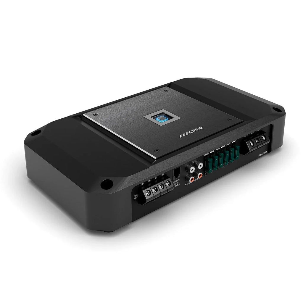 Alpine HDA-F60+R2-A150M Status Hi-Res 4-Ch & Mono Sub Amp Bundle