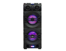 Load image into Gallery viewer, RAZZI PRO GALAXY &lt;br/&gt;Dual 12&quot; Rechargeable PA DJ Speaker / Bluetooth, Light, Echo 12000W