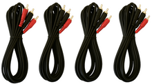 Load image into Gallery viewer, 6 Absolute 12' RCA Interconnect Cable Wire Marine Car Amplifier Stereo Home Audio